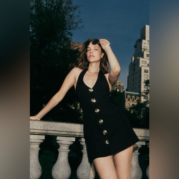 NWT Size M - The Wolf Gang Irida Vest Mini Dress in Black - Picture 9 of 16